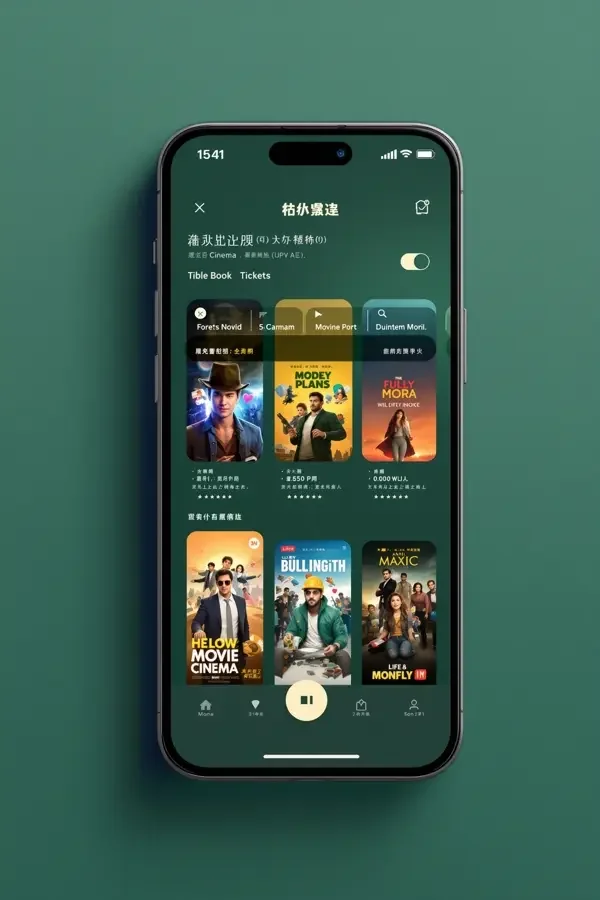 福利电影 APP 界面预览